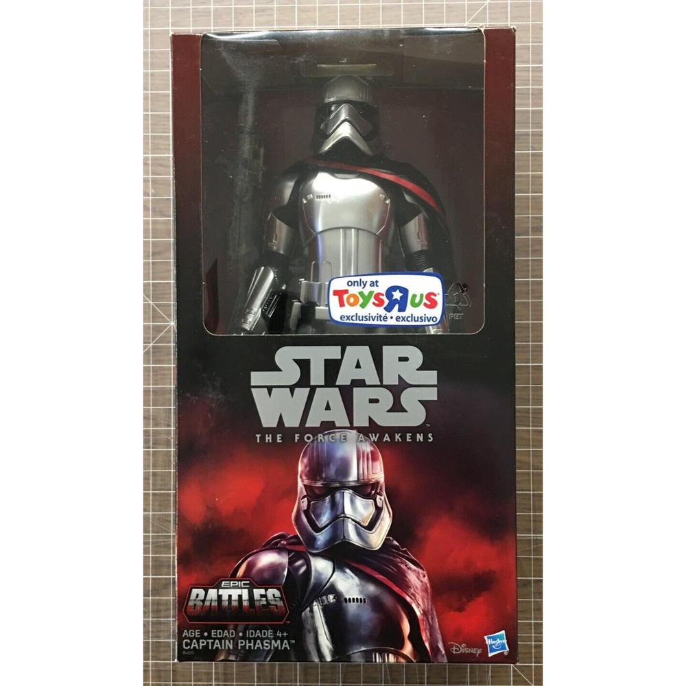 Star Wars The Force Awakens Epic Battles Captain Phasma 12" Toys R Us Figure New